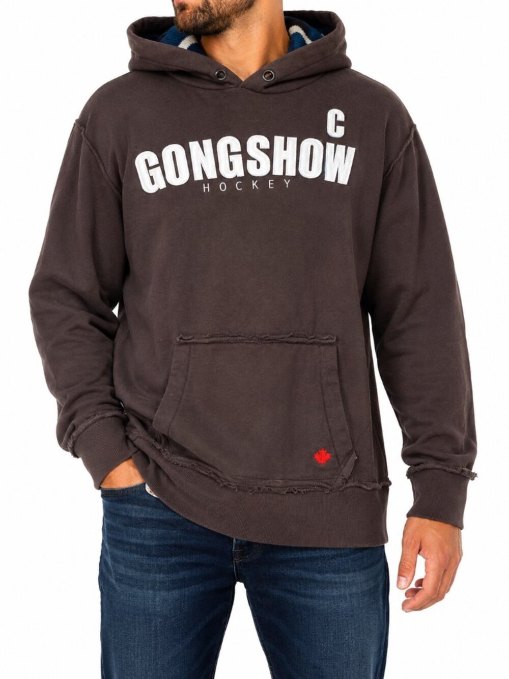 Gongshow Gear Hockey Hoodie Brown LARGE